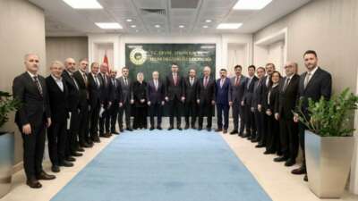 Bursa heyeti Ankara’da bir araya