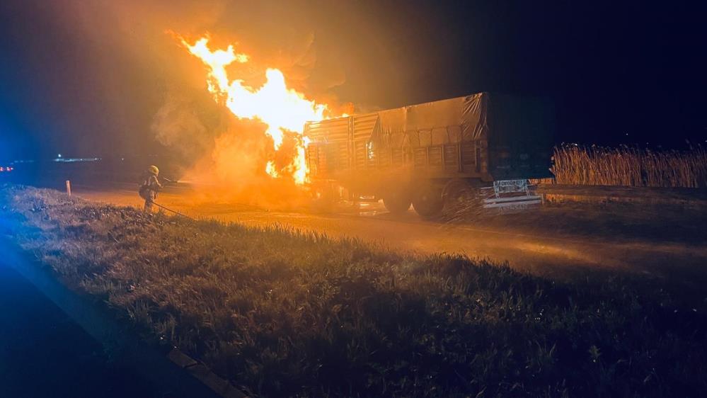 Bursa'nın Karacabey ilçesinde seyir