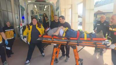 Bursa'nın Orhangazi ilçesinde bir apartmanın