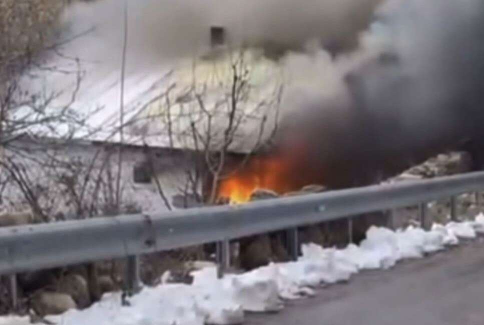 Bursa'da bağ evinde çıkan