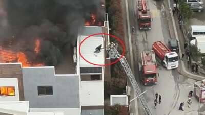 Bursa’da 6 katlı bir binanın