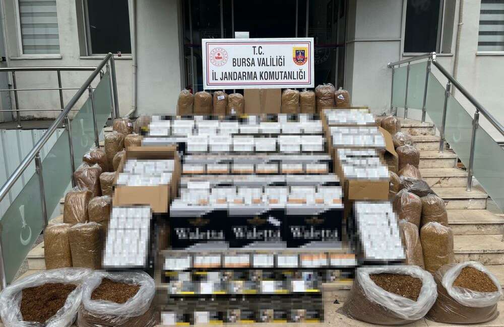 Bursa'nın Gemlik ilçesinde kaçak