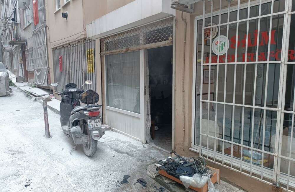 Bursa’da korkutan jeneratör yangını! Bursa’da bir motosiklet