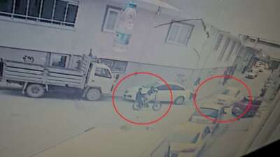 Bursa'nın Nilüfer ilçesinde bisikletli 2