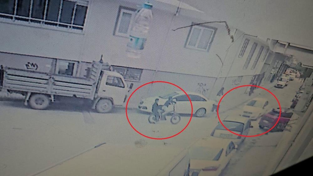 Bursa'nın Nilüfer ilçesinde bisikletli