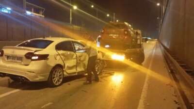 Bursa'da gece yarısı meydana gelen