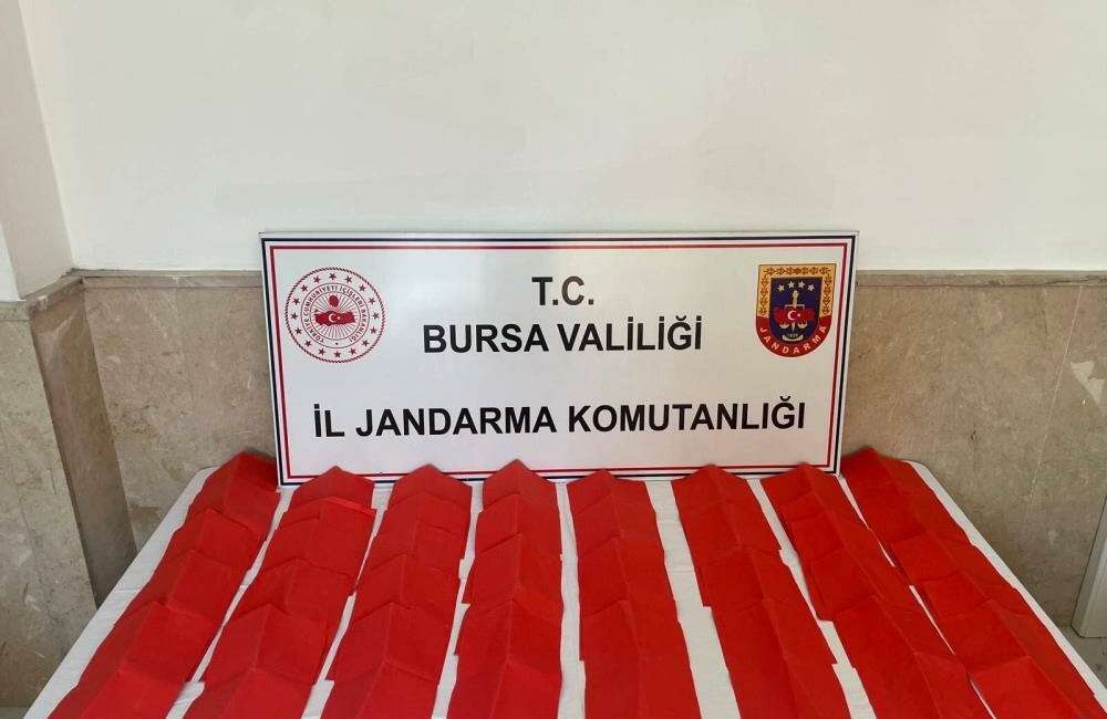 Bursa’da jandarma ekiplerinin uyuşturucuyla