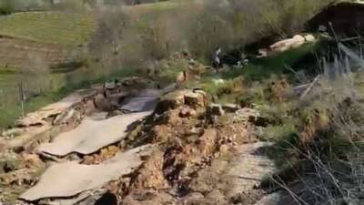 Bursa'nın İnegöl ilçesinde iki kırsal