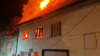 Bursa'nın Yenişehir ilçesinde 2 katlı