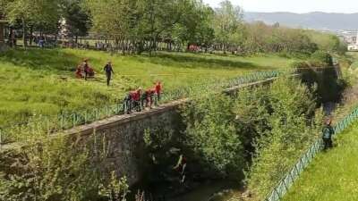 Bursa'da gerçekleştirilen tatbikatta ekipler, senaryo