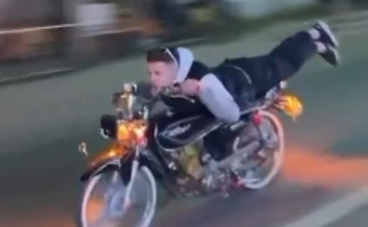 Bursa'da motosiklet sürücüsünün