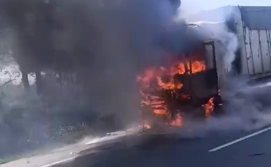 Bursa'nın İnegöl ilçesinde seyir