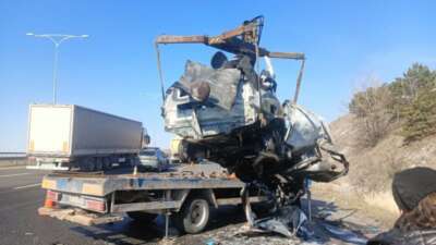 Ankara Kuzey Çevre Yolu üzerinde