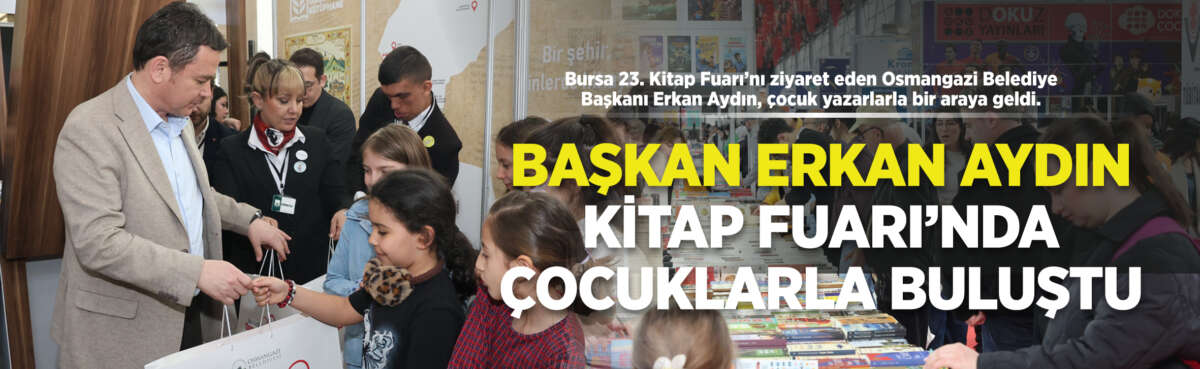 Bursa 23. Kitap Fuarı’nı ziyaret