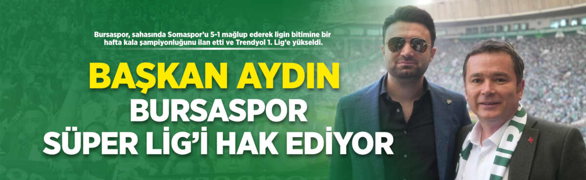 Bursaspor, sahasında Somaspor’u 5-1 mağlup