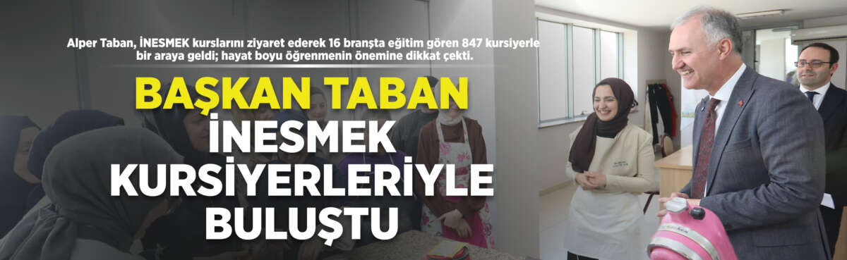 İnegöl Belediye Başkanı Alper Taban,