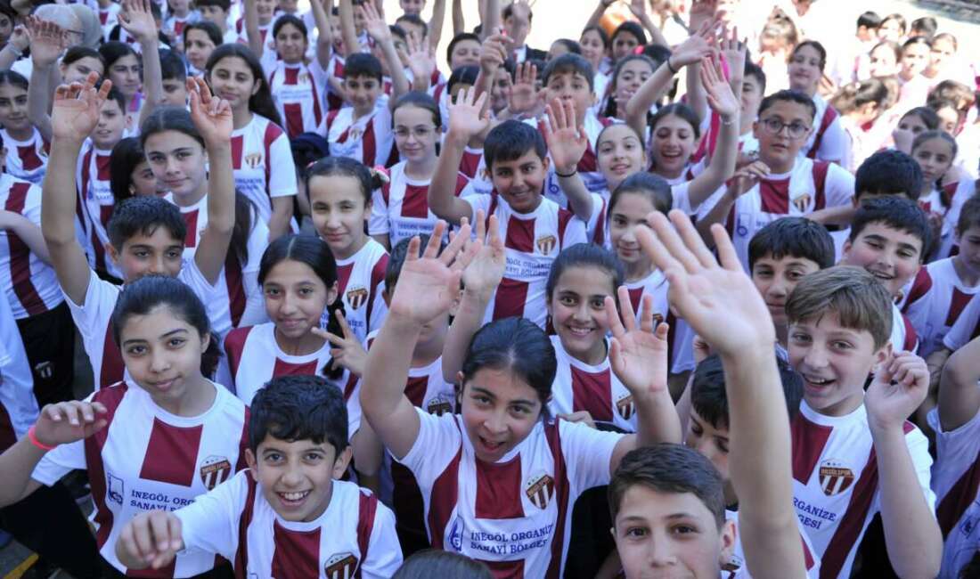 İnegöl’de öğrencilerin forma mutluluğu!