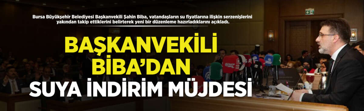 Bursa Büyükşehir Belediyesi Başkanvekili Şahin