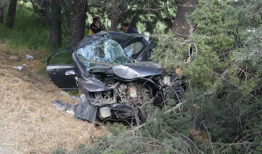 Balıkesir'de kontrolden çıkarak yol