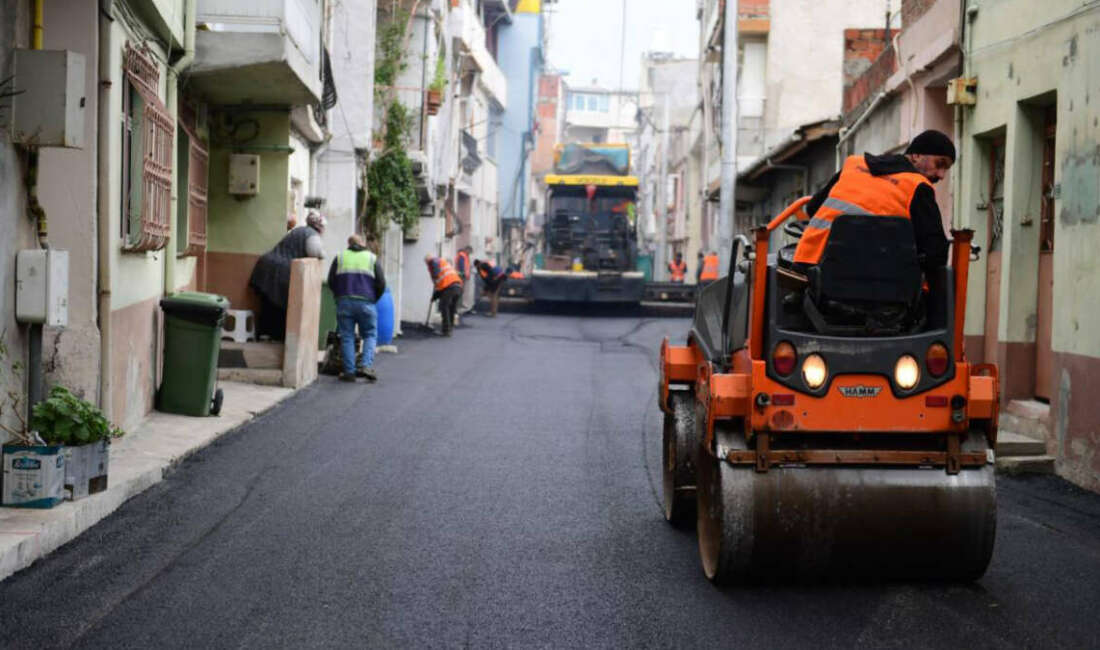 Bursa Osmangazi’de yollar yenileniyor Osmangazi Belediyesi, Yeşilova Mahallesi 14.