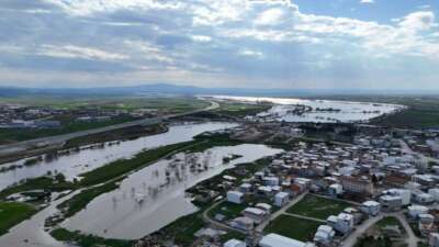 Bursa’nın Karacabey ilçesinde şiddetli yağışlar