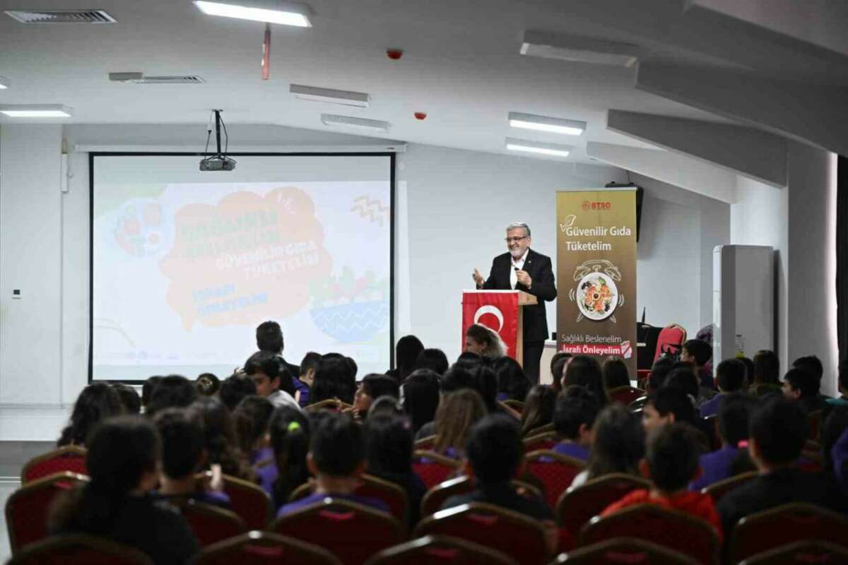 Bursa’da dikkat çeken proje: Binlerce öğrenciye sağlıklı beslenme eğitimi