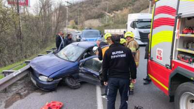 Bursa'nın İnegöl ilçesinde kontrolden çıkan