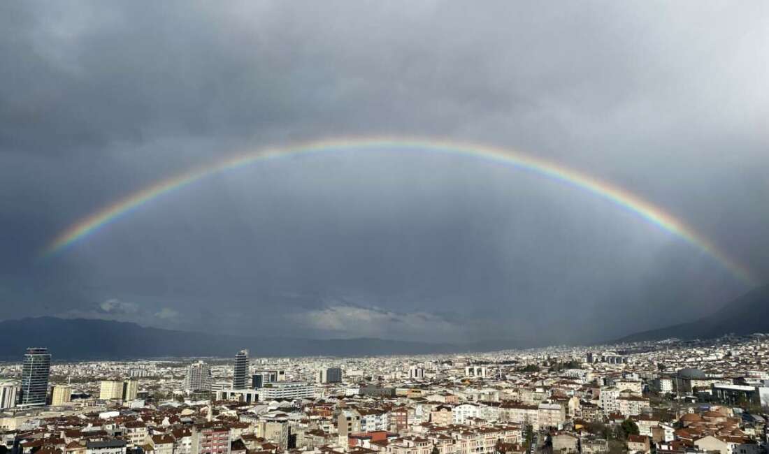 Bursa'da etkili olan yağışın