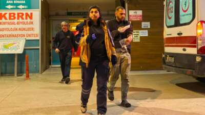 İnegöl ilçesinde bir çiftlikte meydana