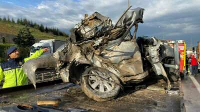 TEM Otoyolu Kocaeli geçişinde meydana