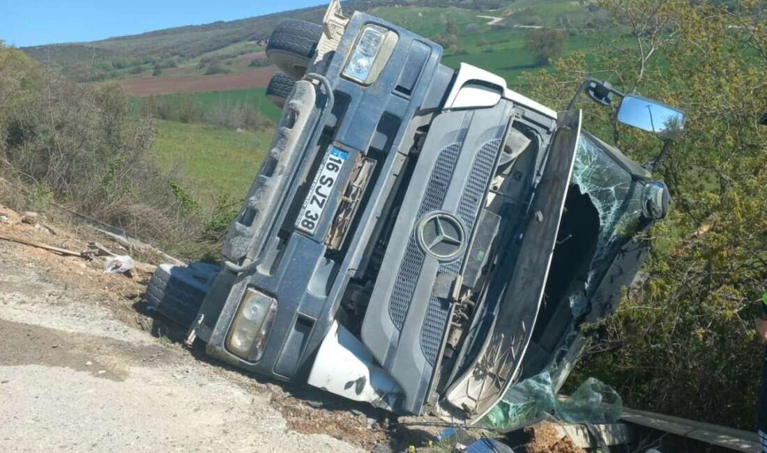 İnegöl’de kontrolden çıkan beton