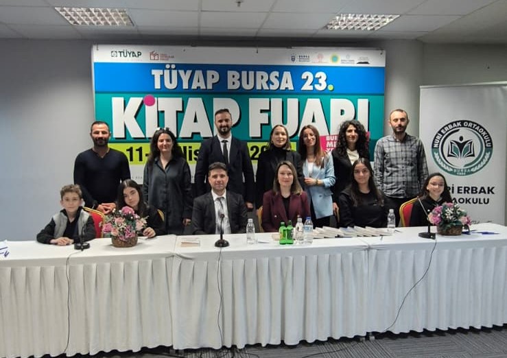 Genç kalemler okurlarla buluştu Nuri Erbak Ortaokulu öğrencilerinin