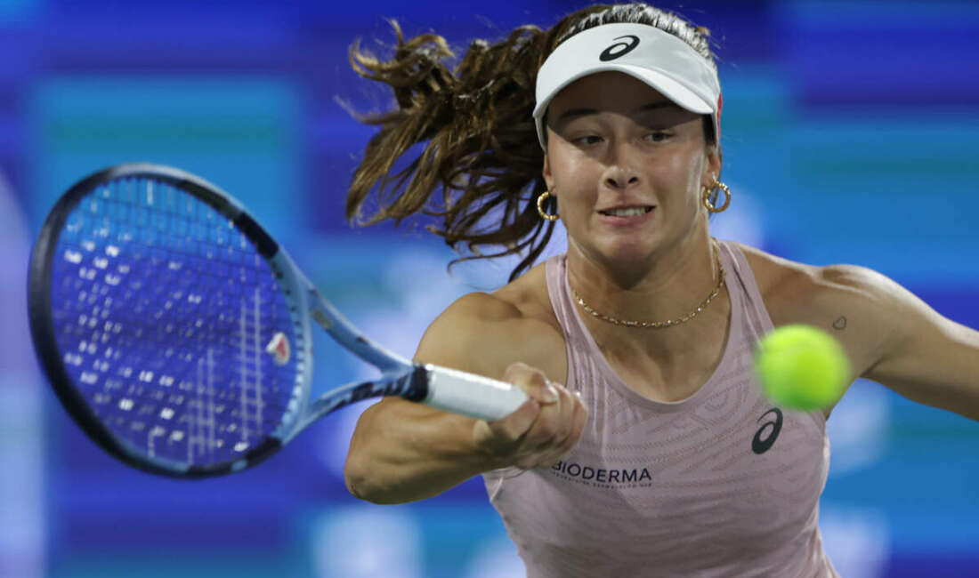 Milli tenisçi Zeynep Sönmez,