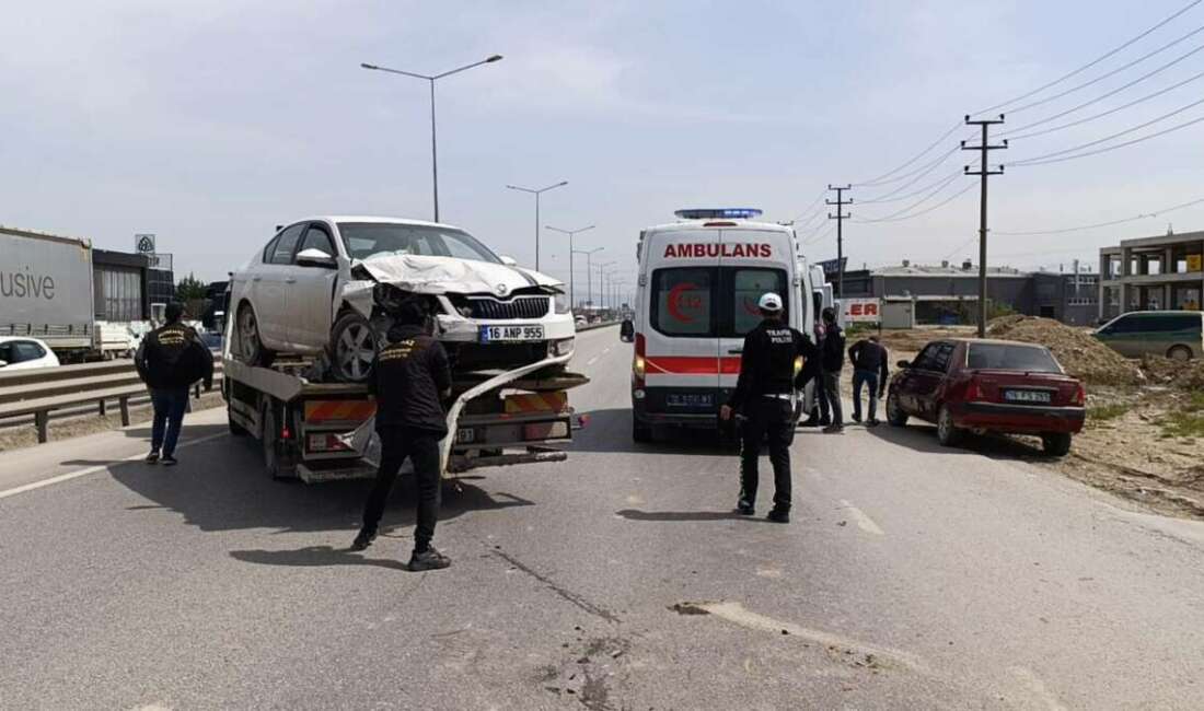 Bursa’da feci kaza; Yaralılar var… Bursa’nın İnegöl ilçesinde 3