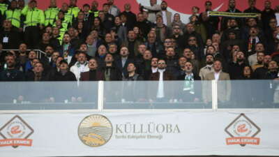 Eskişehir’deki kritik maçı tribünden takip