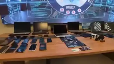 Bursa'da yasa dışı bahis sitelerini