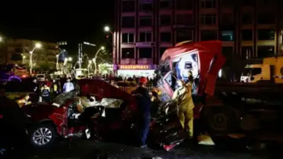 Giresun'da Karadeniz Sahil Yolu üzerinde