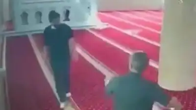İstanbul'da bir camide Kurban Bayramı