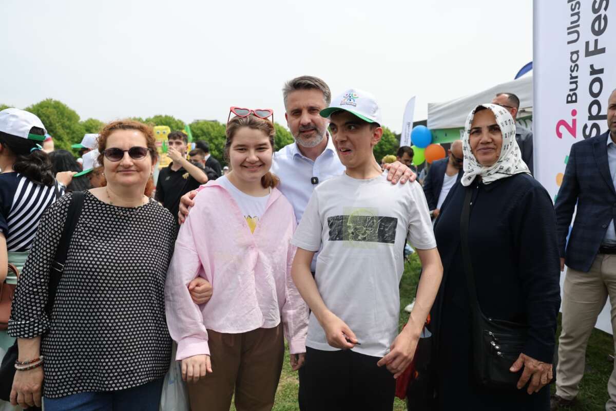 Spor Festivali’nde özel çocukların en özel anları!