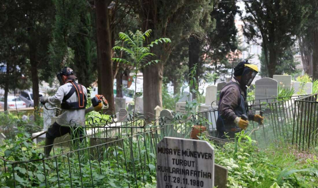 Bursa’da mezarlıklar bayrama hazır Bursa Büyükşehir Belediyesi, Kurban