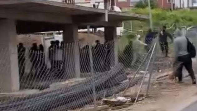 Bursa’da bir inşaat alanında