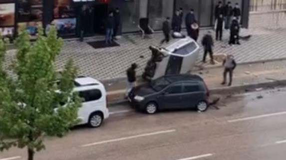 Bursa'da bir otomobil