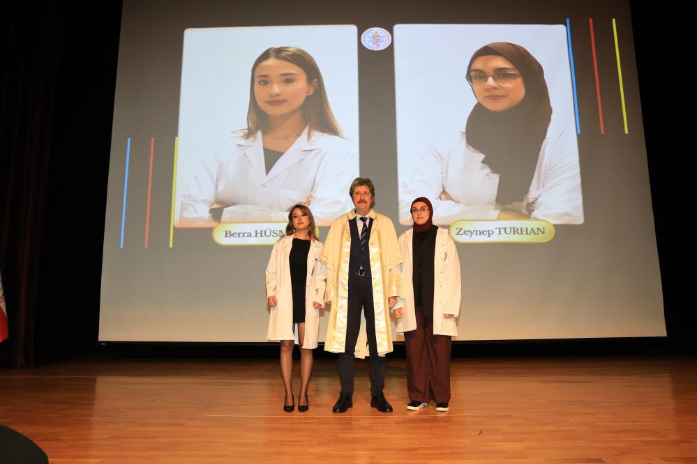 Bursa’da veteriner hekim adayları beyaz önlük giydi