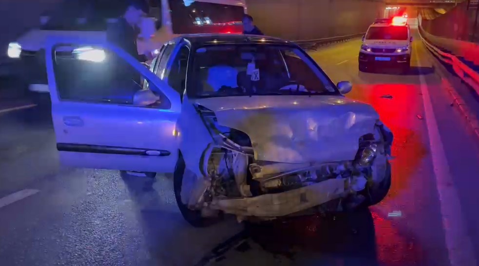 Bursa'da otomobilinin kontrolünü kaybedip