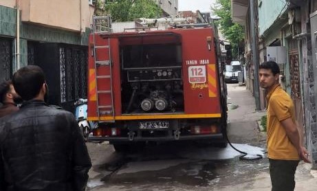 Bursa'da bir evde çıkan