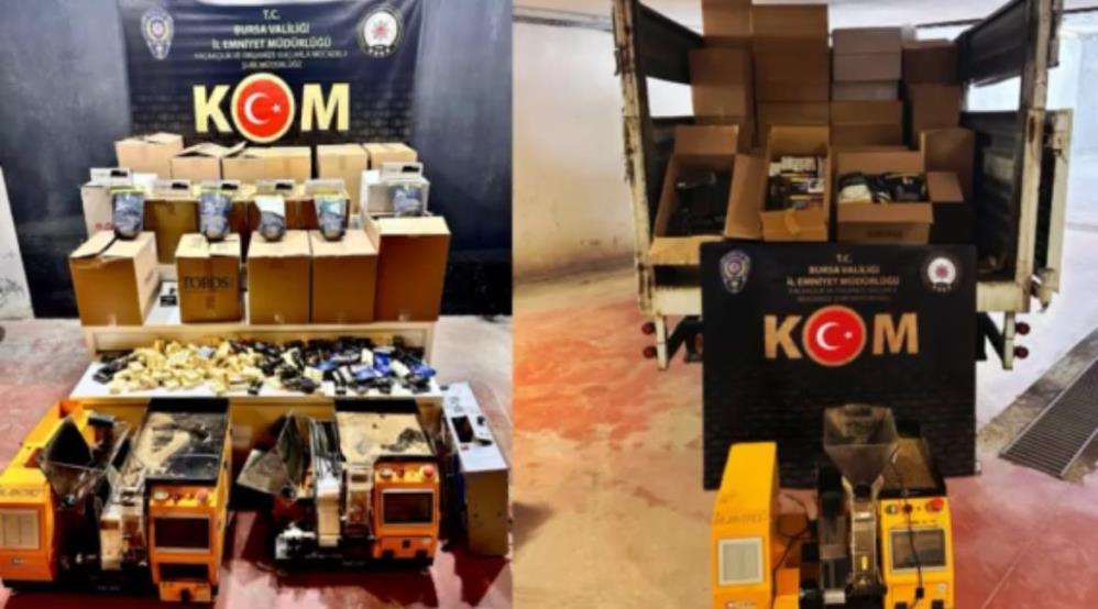 Bursa’da kaçakçılığa geçit yok! Bursa Emniyet Müdürlüğü ekiplerince