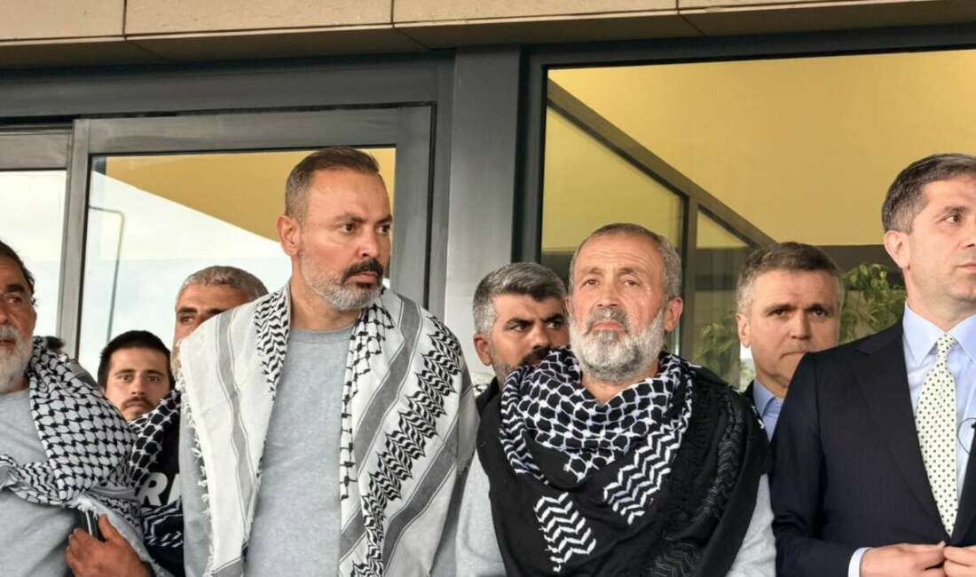 Sumud Filosu aktivistleri İstanbul’da İsrail’in Gazze’ye insani yardım