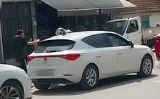  Bursa'nın İnegöl ilçesinde otomobil