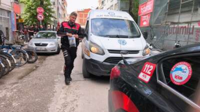 Bursa’nın İnegöl ilçesinde polis ekiplerinden