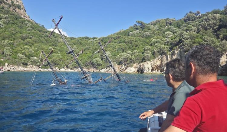 Muğla'nın Marmaris ilçesinde Akvaryum